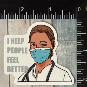 🌀10/$10🌀 Healthcare Nurse Doctor Reusable Waterproof Vinyl Sticker Decal